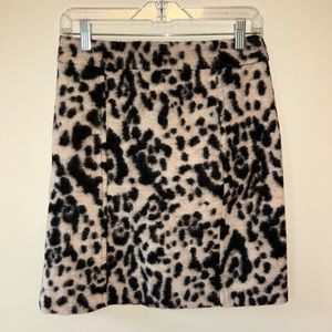 Ann Taylor Leopard Skirt